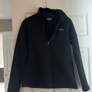 Patagonia better sweater half size black size small